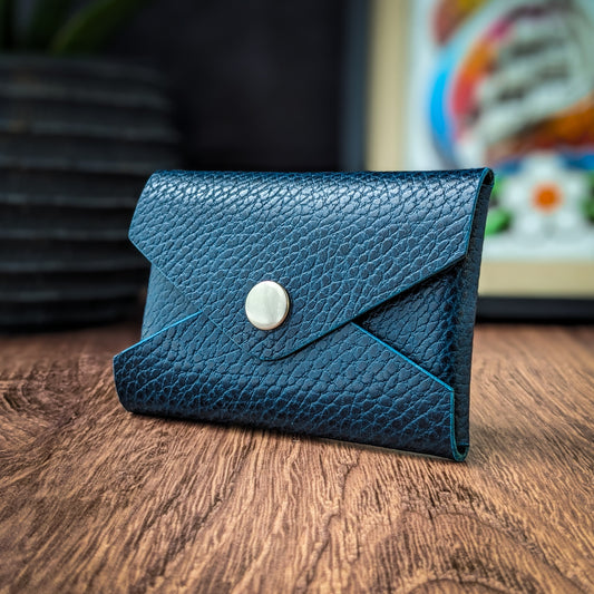 Envelope Wallet/Business Card Holder (Blue Dollaro)