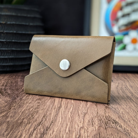 Envelope Wallet/Business Card Holder (Ash Grey)