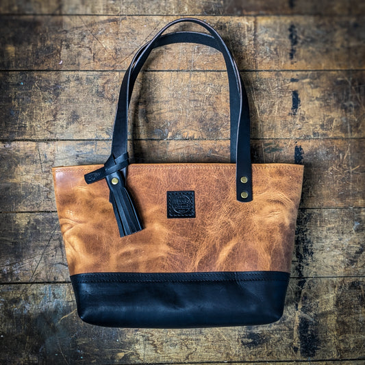Two-tone Wickenden Tote