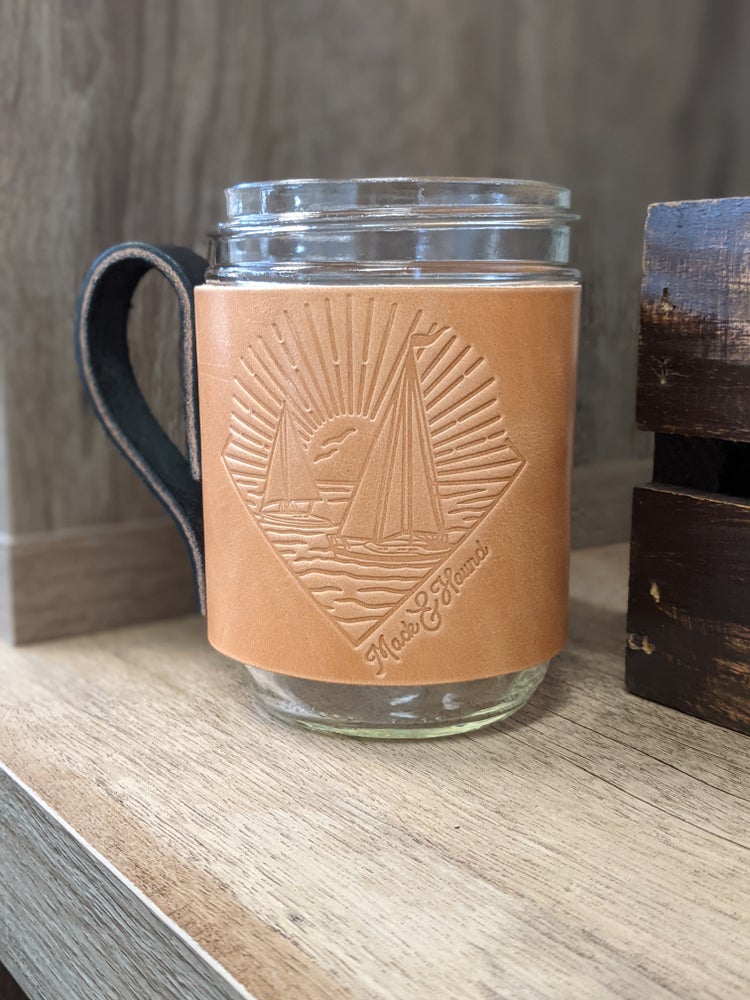 Leather Camp Mug