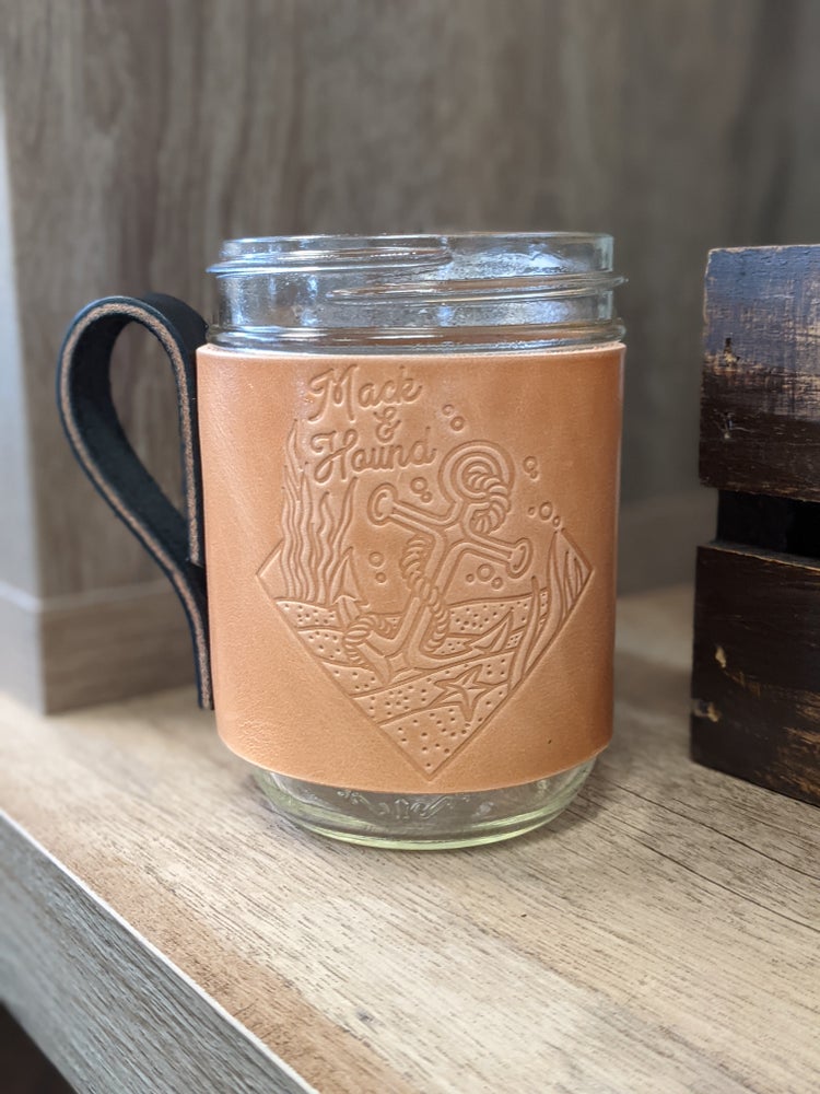 Leather Camp Mug