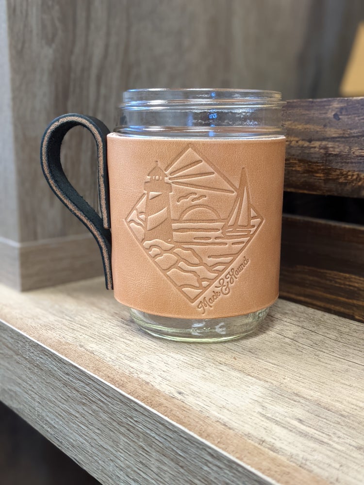 Leather Camp Mug
