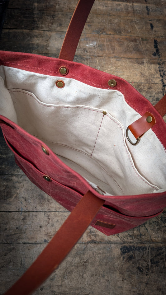 Waxed Canvas Everyday Tote