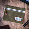 Waxed Canvas Utility Pouch